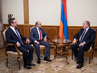 Armenia President and Bright Armenia faction MPs discuss faction's activities