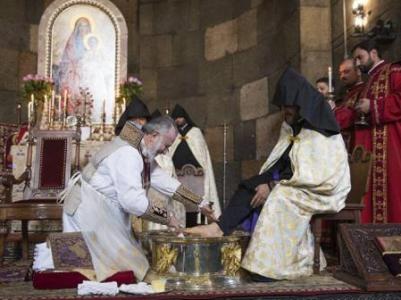 Գարեգին Բ–ի հանդիսապետությամբ Ս. Գայանե վանքում կատարվել է Ոտնլվայի արարողությունը