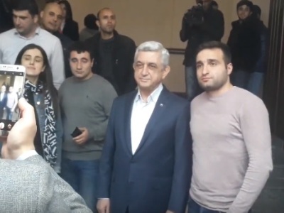 Serzh Sargsyan: I will answer questions when the time comes
