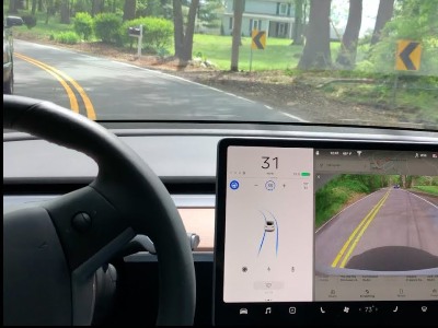 Tesla posts video of autopilot ride