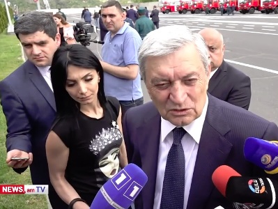 Armenia's emergency situations minister on salaries