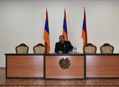 Several Armenian military police officers receive departmental medals