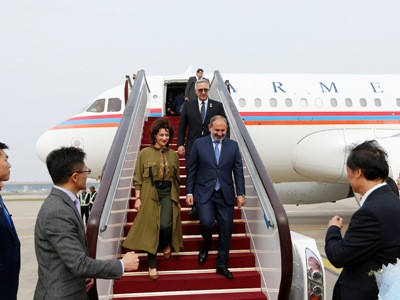 Armenia PM arrives in China on working visit (PHOTOS)