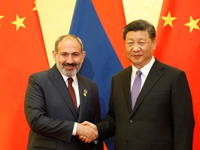 Armenia PM meets with Xi Jinping