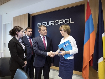 Armenian police chief, Europol executive director discuss cooperation
