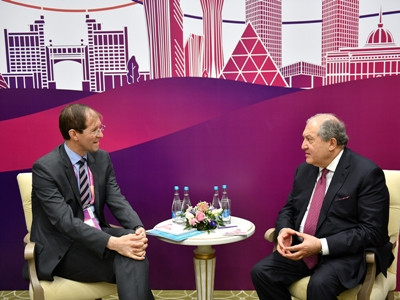 Գերմանական հայտնի ընկերությունը հետաքրքրված է ՀՀ-ում գործունեության ընդլայնմամբ. Հանդիպում ՀՀ նախագահի հետ