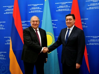Armenia President meets with Kazakh PM