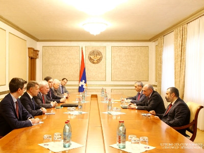 Artsakh president receives OSCE Minsk Group co-chairs