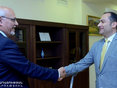 Armenia justice minister receives CoE representatives