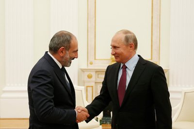 Newspaper: Russia’s Putin to congratulate Armenia’s Pashinyan on his birthday