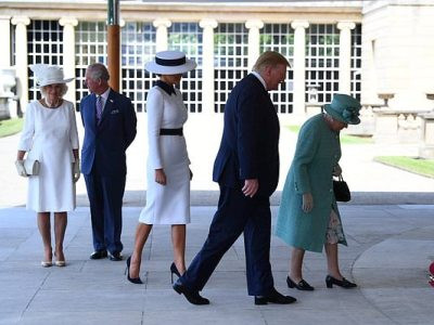 Donald Trump, First Lady arrive at Buckingham Palace (PHOTOS)