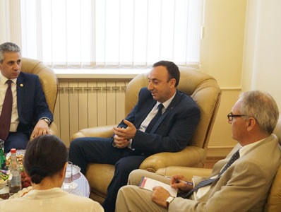 Armenia Constitutional Court chief judge has farewell meeting with outgoing Germany ambassador