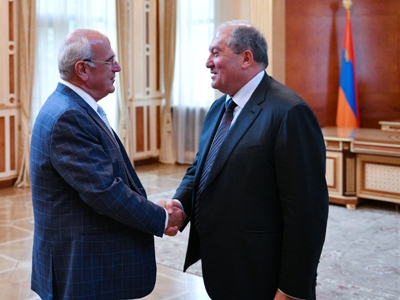Armenia President receives AGBU President