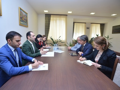 Armenia Justice Minister receives, before resigning, UNDP Resident Representative