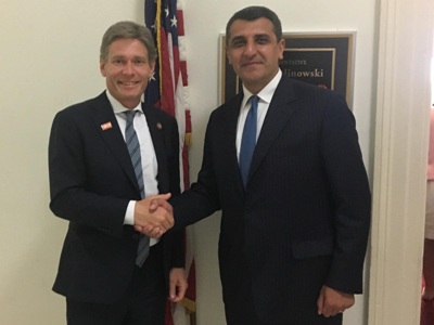 Armenian Ambassador meets with US Congressman Tom Malinowski