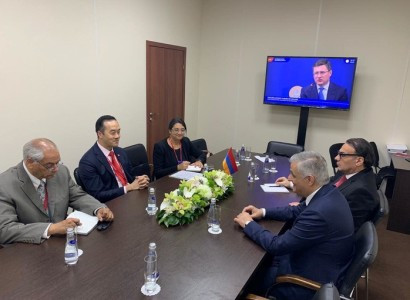 Armenia deputy PM, Singapore minister of state discuss new opportunities for cooperation