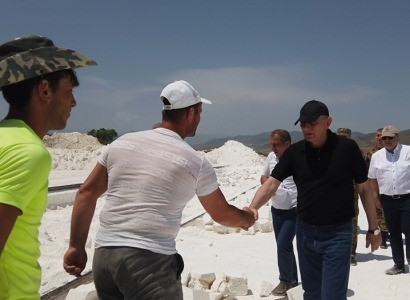 Karabakh President visits Askeran, Martakert Regions
