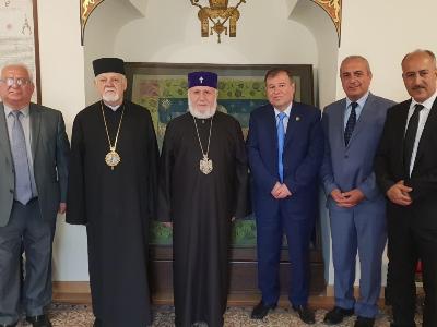 Գարեգին Բ-ն ընդունել է Իրաքի Քուրդիստանի ինքնավար մարզի նախկին փոխվարչապետ Սարգիս Աղաջանին