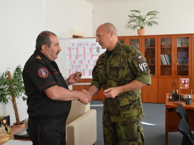 Armenia Military Police Chief visits Czech Republic