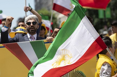 Iranian Americans rally outside US State Department, White House, to push for regime change in Tehran