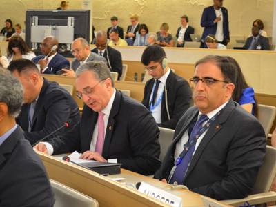 Armenia FM speaks about Karabakh issue at UN Office at Geneva