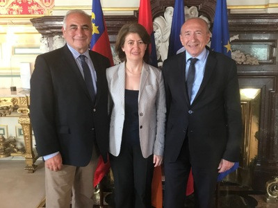 Armenian ambassador meets with Lyon mayor