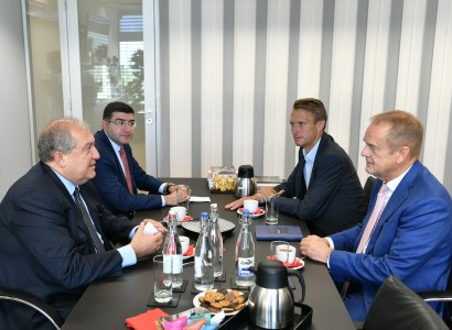 Արմեն Սարգսյանը հանդիպել է աշխարհի խոշորագույն սննդարտադրողներից մեկի ղեկավարության հետ