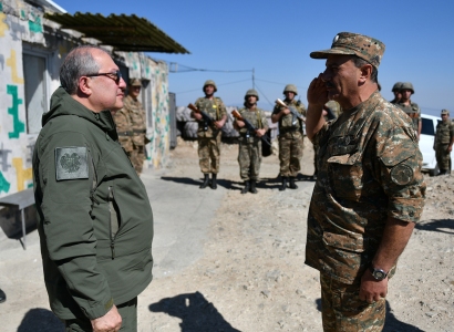 Armenia President congratulates soldiers, commanders on Constitution Day