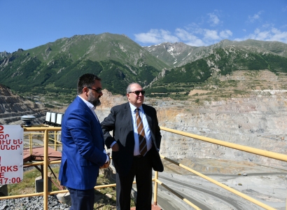 «Մեր հարավը թանկարժեք քար է, որը գաղտնի ենք պահել». Արմեն Սարգսյանն այցելել է Զանգեզուրի պղնձամոլիբդենային կոմբինատ