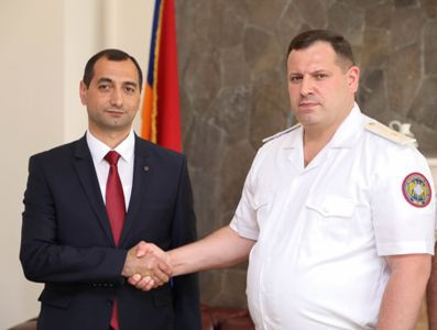 ՀՀ ՔԿ նախագահ Հայկ Գրիգորյանն ընդունել է ԱՀ ՔԿ նախագահ Իգոր Գրիգորյանին (ֆոտո)