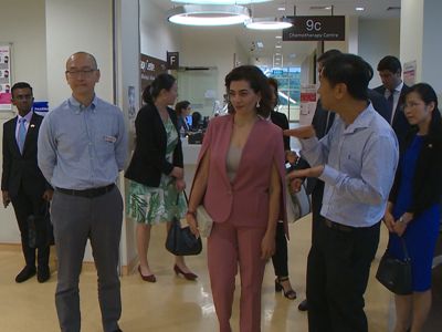 Anna Hakobyan visits Singapore National University of health system