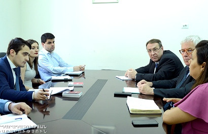 Armenia deputy justice minister receives CoE Congress of Local and Regional Authorities Director