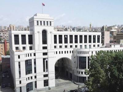 Armenia MFA issues statement on Turkey's attempt to conduct new drilling in Cyprus