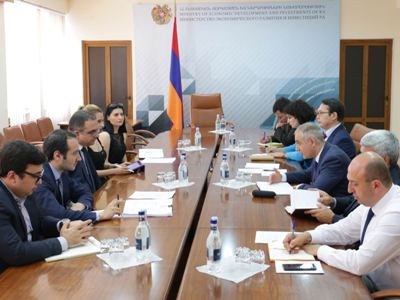 ՀԲ ներկայացուցիչները Տիգրան Խաչատրյանի հետ քննարկել են արտահանման խթանման միջոցառումները