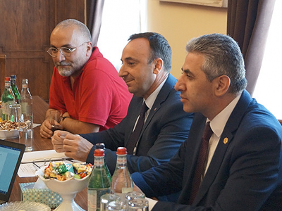 Armenia Constitutional Court President receives UNDP delegates