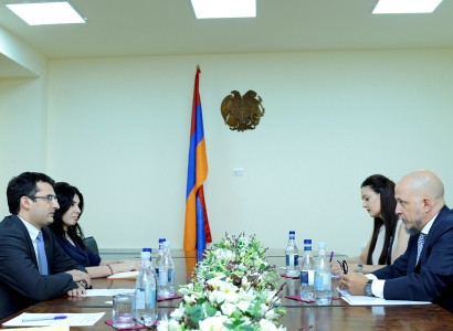 Armenia high technological industry minister meets with Argentina Ambassador