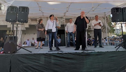 Բաթումիում անցկացվել է հանրահավաք՝ ի աջակցություն Ռուսաստանի հետ հարաբերությունների