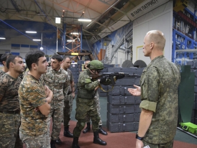 Armenian servicemen participating in "Sentinel of Discipline" tournament for first time