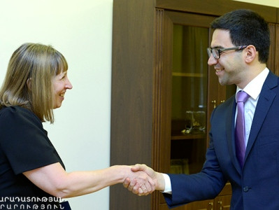 Armenia official, US ambassador discuss judicial and anticorruption agenda