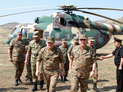 Armenia army general staff chief visits Karabakh frontline (PHOTOS)
