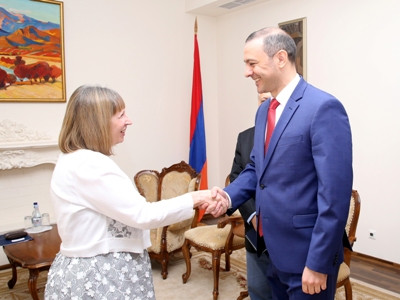 Armenia Security Council chief, US ambassador discuss cooperation