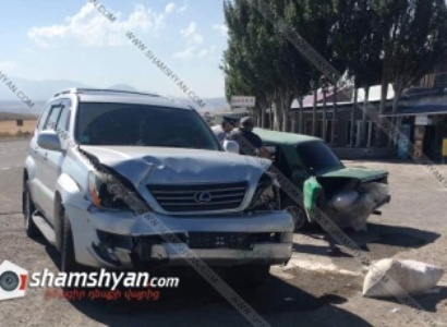 Երևան-Մեղրի ճանապարհին բախվել են Lexus-ն ու 06-ը․ 5 վիրավորներից 2-ը զինծառայողներ են