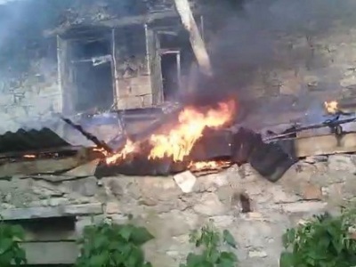 Հրդեհ Չինչին գյուղում (ֆոտո)
