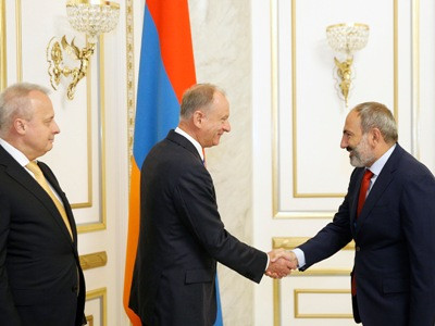 Patrushev and Pashinyan discuss security issues and assistance to Syria