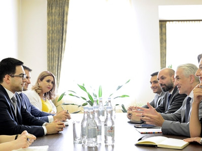 Armenia Justice Minister receives delegation led by UNDP Resident Representative