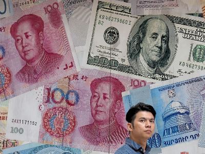 Armenian AMD, dollar, and RMB depicted in photo published by White House on Facebook