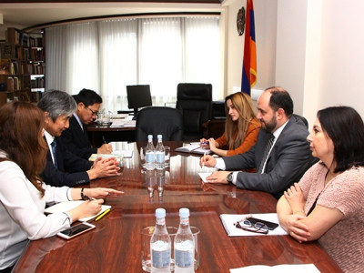 Official receives Japan Ambassador to Armenia