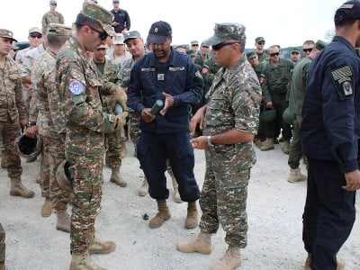 Armenia peacekeepers participate in preparations for multinational military exercise (PHOTOS)