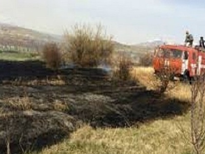 Կարմիրգյուղի սարերում այրվել է 20 հա տարածք, իսկ Սաղմոսավանում՝ 10 հա