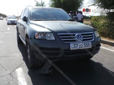 Արմավիրում Volkswagen Tuareg-ը վրաերթի է ենթարկել հետիոտնին. Վերջինիս վիճակը ծայրահեղ ծանր է (ֆոտո)